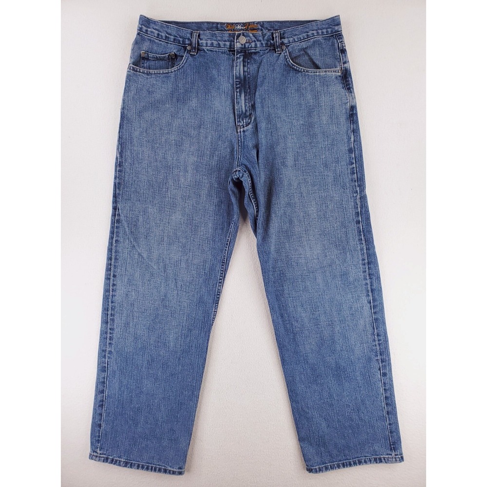 Quiksilver Jeans Mens 36x32 Relaxed Straight Baggy Grunge Hip Hop 90s Y2K Skater